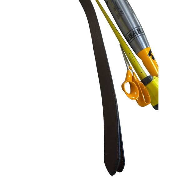 Cabelas Mens Brown Leather Dress Belt Size 40 With Brass Buckle SKU 8271 - Picture 10 of 15